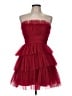 BCBGMAXAZRIA 100% Polyester Red Cocktail Dress Size 6 - photo 1