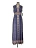 Wisp Paisley Blue Casual Dress Size 12 Petite - photo 1