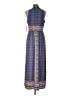 Wisp Paisley Blue Casual Dress Size 12 Petite - photo 2