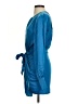 Entro Solid Blue Cocktail Dress Size S - photo 5