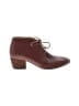 Clarks 100% Leather Burgundy Ankle Boots Size 8 - photo 1