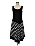 MSK Stripes Black Casual Dress Size M - photo 1