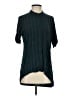 XCVI Teal Short Sleeve Blouse Size XS - photo 1