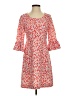 Draper James 100% Polyester Print Red Casual Dress Size 2 - photo 1