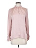 Paige 100% Polyester Pink Long Sleeve Blouse Size XS - photo 1