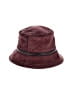 Coach 100% Leather Burgundy Sun Hat Size S - photo 1