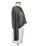 Shein 100% Polyester Metallic Gray Cardigan Size 4 - photo 4