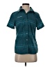 Mammut Teal Short Sleeve Button-Down Shirt Size S - photo 1