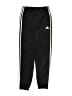 Adidas 100% Polyester Black Track Pants Size 10 - 12 - photo 1