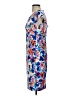 DKNY Print Blue Cocktail Dress Size 4 - photo 5