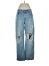 Levi's 100% Cotton Graphic Blue Jeans Size 27 waist - photo 1