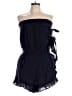 Free People 100% Cotton Solid Blue Romper Size L - photo 1