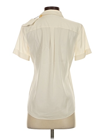 Theory Short Sleeve Silk Top (view 2)