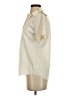 Theory Ivory Short Sleeve Silk Top Size P (petite) - photo 5