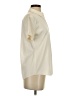 Theory Ivory Short Sleeve Silk Top Size P (petite) - photo 4