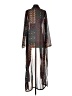 Boohoo 100% Polyester Black Kimono Size 4 - photo 2