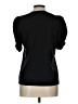 A.L.C. 100% Cotton Black Short Sleeve Top Size L - photo 2