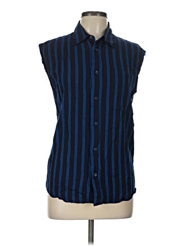 Sandro Sleeveless Button-Down Shirt (view 1)