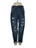 Assorted Brands Graphic Blue Jeans Size 25 waist - photo 1