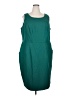 John Meyer 100% Polyester Solid Teal Cocktail Dress Size 20 - photo 1