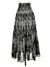 Elizabeth James The Label 100% Cotton Print Black Casual Skirt Size XS - photo 1