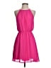 Lush Solid Pink Cocktail Dress Size S - photo 1