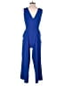 1.State Solid Blue Jumpsuit Size S - photo 2