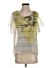 Style&Co 100% Polyester Yellow Short Sleeve Blouse Size S (petite) - photo 1