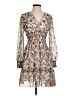 Max Studio 100% Polyester Floral Ivory Cocktail Dress Size XS - photo 1