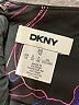 DKNY 100% Polyester Print Black Cocktail Dress Size 10 - photo 7