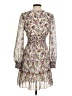 Max Studio 100% Polyester Floral Ivory Cocktail Dress Size XS - photo 2