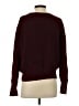 Elodie Solid Burgundy Pullover Sweater Size S - photo 2