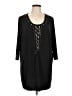 Roaman's Black 3/4 Sleeve Blouse Size 18 (L) - photo 1
