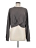 Tinsel Gray Long Sleeve Top Size M - photo 1
