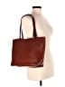 Assorted Brands 100% Leather Solid Brown Leather Tote One size - photo 2