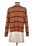 Ann Taylor LOFT Stripes Brown Pullover Sweater Size S - photo 2