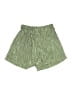 Unbranded 100% Polyester Stripes Green Shorts Size S - photo 1