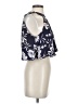 L'Atiste by Amy 100% Polyester Floral Blue Sleeveless Blouse Size S - photo 4