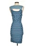 Tart Argyle Blue Cocktail Dress Size S - photo 2
