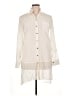 Halston 100% Silk Ivory Long Sleeve Silk Top Size XL - photo 1