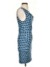 Tart Argyle Blue Cocktail Dress Size S - photo 4