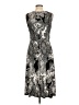 DressBarn Paisley Silver Cocktail Dress Size 10 - photo 2