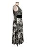 DressBarn Paisley Silver Cocktail Dress Size 10 - photo 4