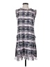 St. John Tweed Purple Casual Dress Size S - photo 1