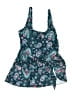 Unbranded Paisley Teal Swimsuit Top Size XL - photo 1