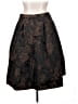 Talbots 100% Polyester Camo Black Brown Formal Skirt Size 14 - photo 2