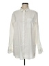 Athleta Ivory Long Sleeve Button-Down Shirt Size M - photo 1