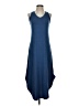 Shein Solid Blue Casual Dress Size XS - photo 1