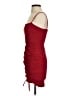 Windsor 100% Polyester Solid Burgundy Cocktail Dress Size S - photo 5