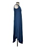 Shein Solid Blue Casual Dress Size XS - photo 4